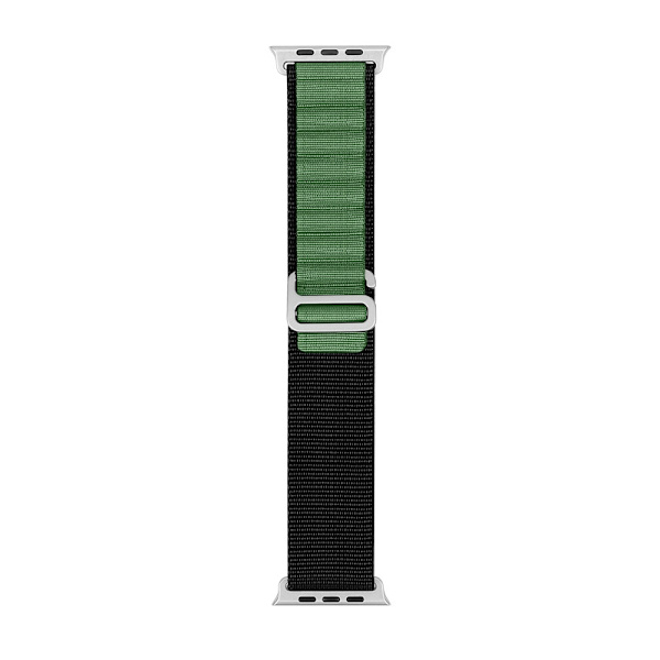 Kellon ranneke Apple Watch iWatch 42/44/45/46/49MM musta vihreä