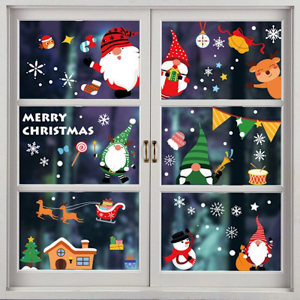 27 st Jul Snöflinga Fönsterdekaler Jul Väggdekaler Rum Väggdekorationer Juldekorationer för Hemmet Nyår No.2