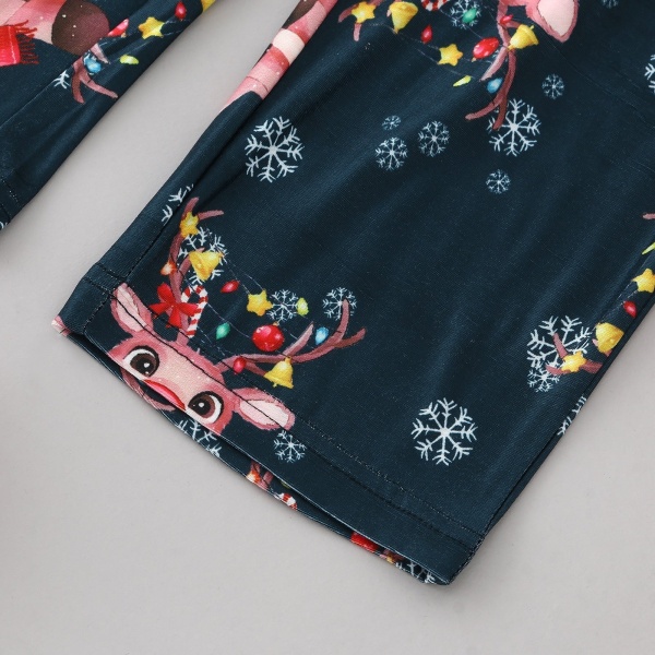 Matchende julepysjamaser for hele familien, gresskarundertøy, loungewear, nattøy, matchende hjemmeklær, pysjamassett White Kids 2T