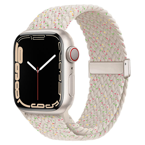 Klockarmband för Apple Watch iWatch 38/40/41mm Stjärnljus Färgpunkt
