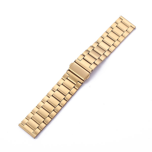 Kellon ranneke Apple Watch iWatch 38/40/41/42 S10MM kolmelle massiivikullalle kaksoispainikkeella ja perhoslukolla