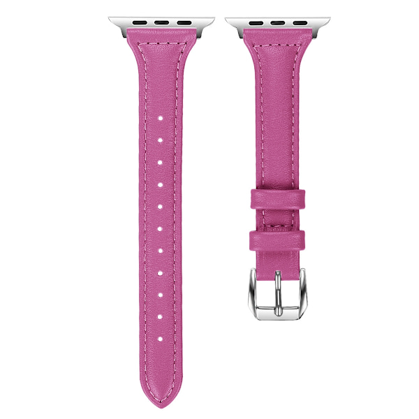 Klockarmband för Apple Watch iWatch 38/40/41/42mm B6 smal midja - rosenröd