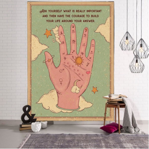 Kawaii Serier Söt Väggbonad Tapestry Dekorativ Konst Filt Gardiner Hängande i Hemmet Sovrum Vardagsrum Dekor 7 150X150CM