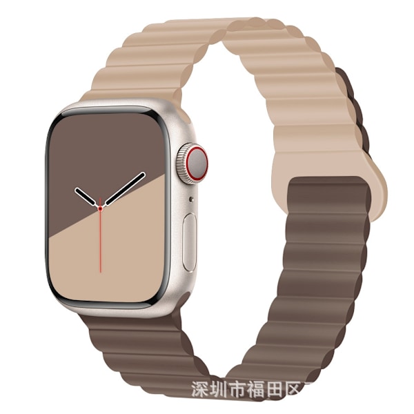 Kellon ranneke Apple Watch iWatch 38/40/41mm maitotee suklaalla