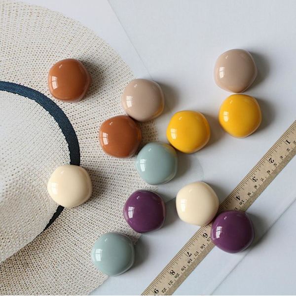 10 KPL Pyöreitä jääkaappimagneetteja 15mm Pieniä jääkaappitarroja I Väri Magneetti Jääkaappimatto Matkamuisto Lahja Kodin Sisustus 10 PCS White