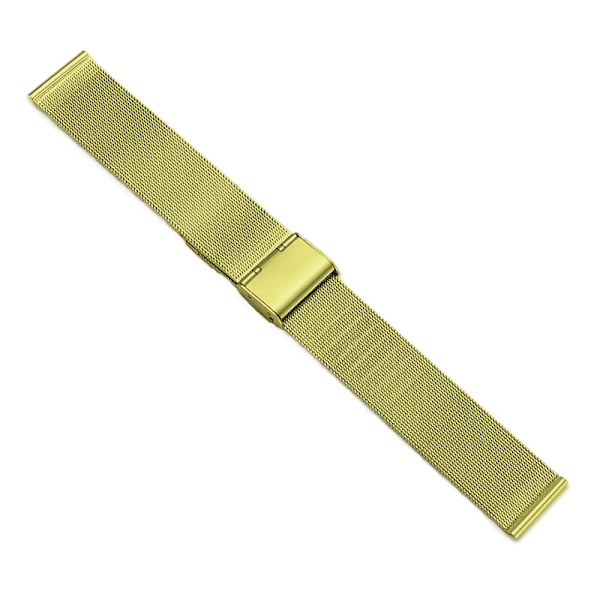 Urrem til Apple Watch iWatch til 42/44/45/49mm guld 04 linje enkelt spænde