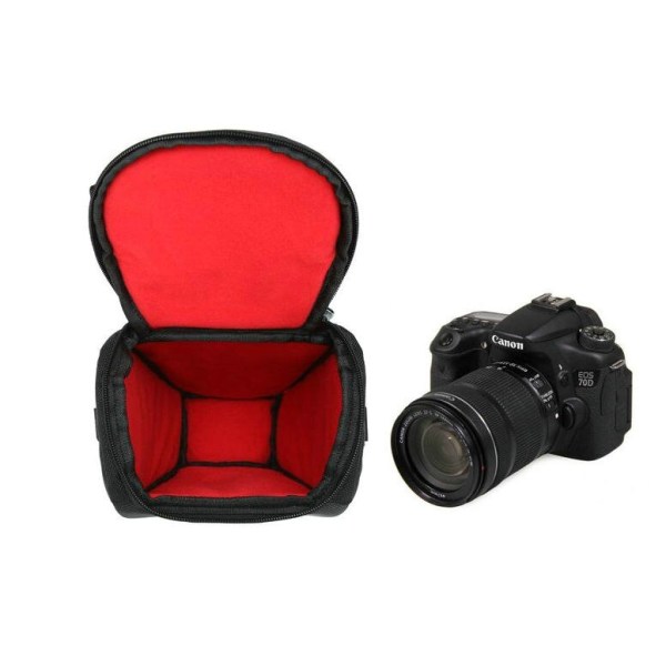 Lätt Kameraväska Kameraväska Axelväska För DSLR SLR CANON 70D 80D 90D 60D 600D 1100D 550D 6D ETC RU Default Title