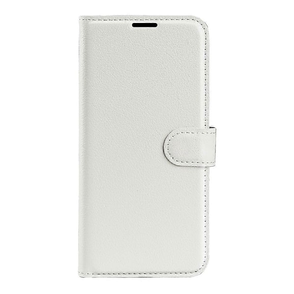 För HMD Skyline Fodral Litchi Textur Stötsäkert Läder Plånbok Telefonfodral - Blå White