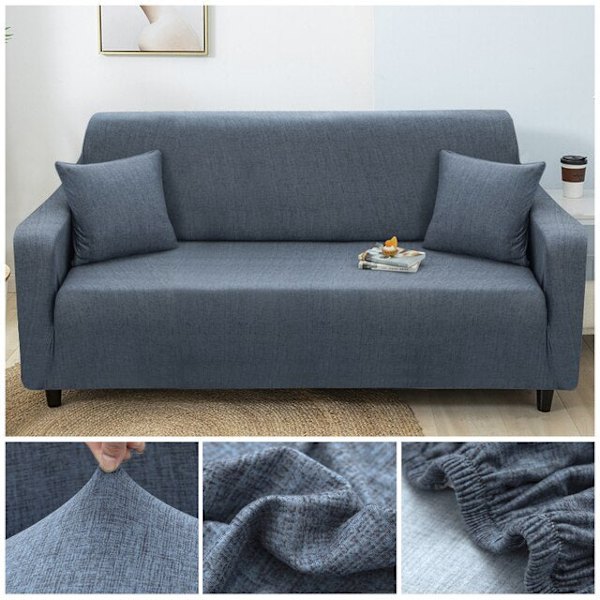 Elastisk sofabetræk med krydsmønster, strækbart all-inclusive sofabetræk til stue, sofabetræk til sofa og loveseat Color 10 2-seater 145-185cm