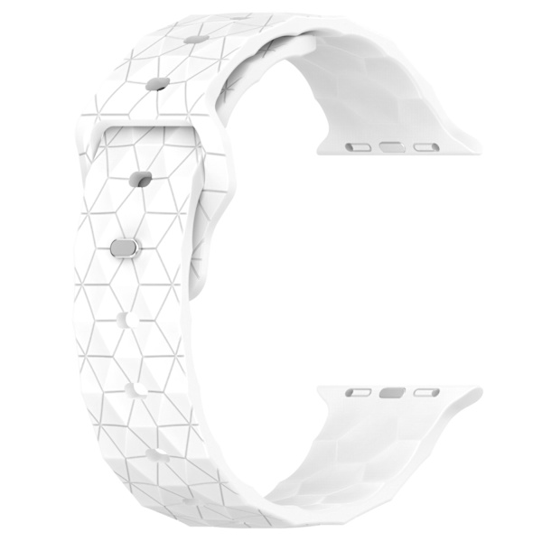 Kellon ranneke Apple Watch iWatch 38mm/40mm/41mm/42 S10 valkoiselle