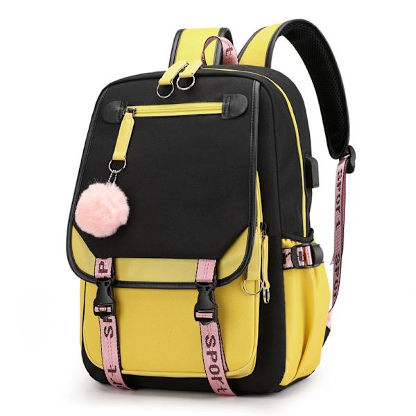 Swagger Taske med Nylon Materiale Rygsække BlackBTS