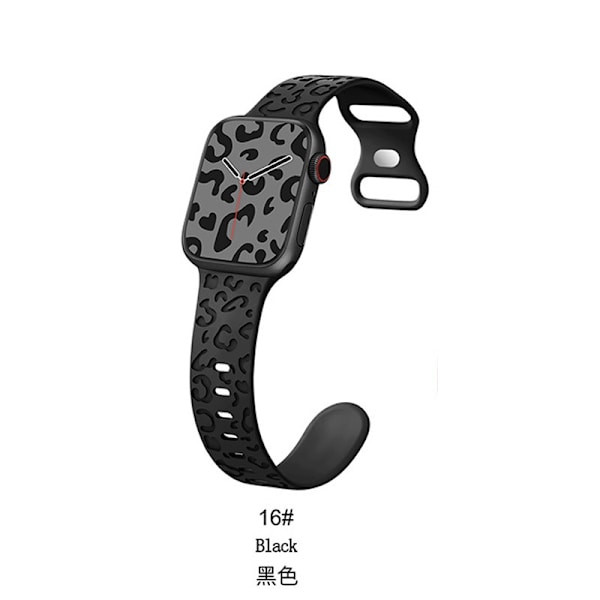Klockarmband för Apple Watch iWatch 38/40/41mm Svart
