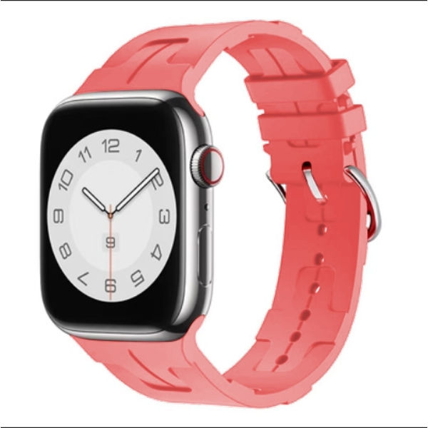 Klockarmband för Apple Watch iWatch 42-49mm Ljus Röd