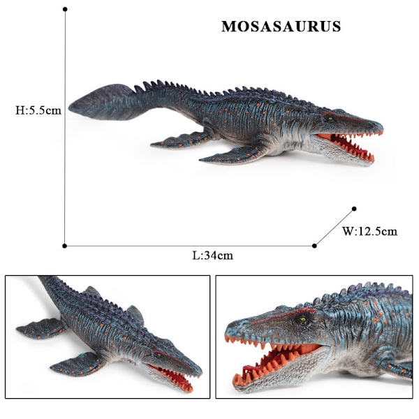Oenux Original Vild Jurassic Indominus Rex Mosasaurus Actionfigurer Tyrannosaurus Dinossauro Värld Djur Modell Leksak för Barn without box2