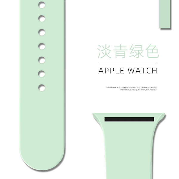 Klockarmband för Apple Watch iWatch 38/40/41/42mm Standard/S 56 Ljuscyan