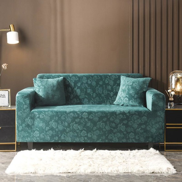 Crystal Velvet Elastisk Sofabetræk Udtrækkelig Sofabetræk Sofabetræk Sektionsopdelt Ensfarvet Enkelt/To/Tre/Fire Sæder L Form Kræver Køb af 2 Stk Coffee 235-300cm