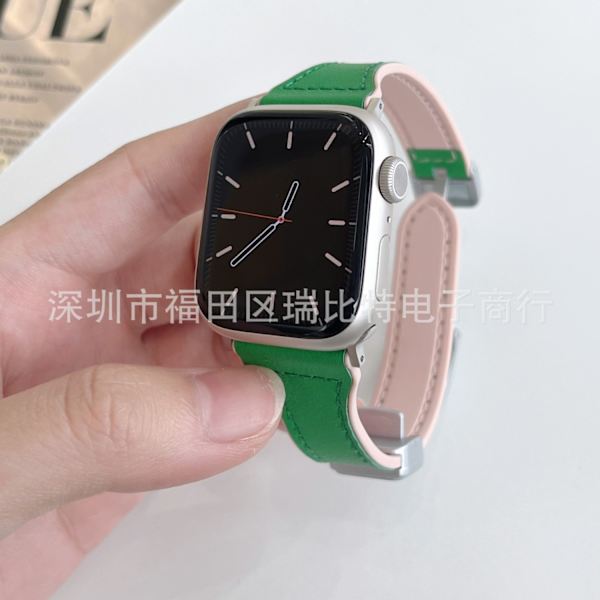 Klockarmband för Apple Watch iWatch 38/40/41/ 10:e generationen 42mm universal grön