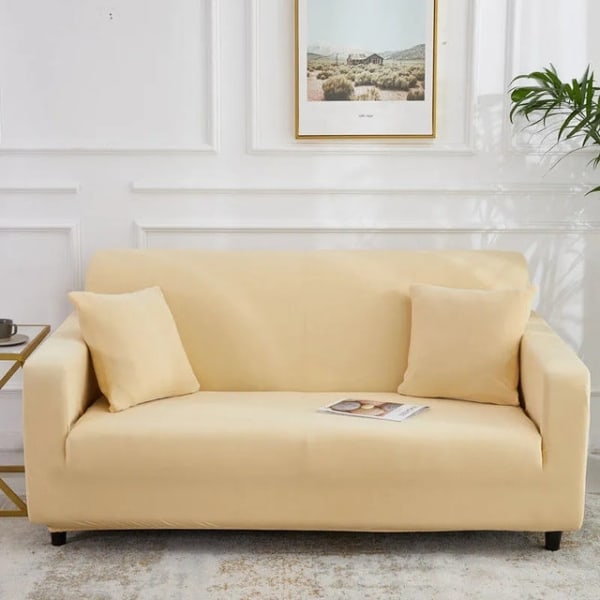 Sofa Betræk Stræk Elastisk Overtræk Sofa Sektions Vintage Til Stue Sofabetræk Enkelt/To/Tre/Fire Sæder Black 4-seater 235-300cm