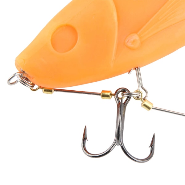 Fiskekrok Skrue Rig Dobbel VMC Fiskekroker Med Gjedde Center Pin Shad Magebrodd For Grunt Fiske, 1 Stk Per Pakke Size M