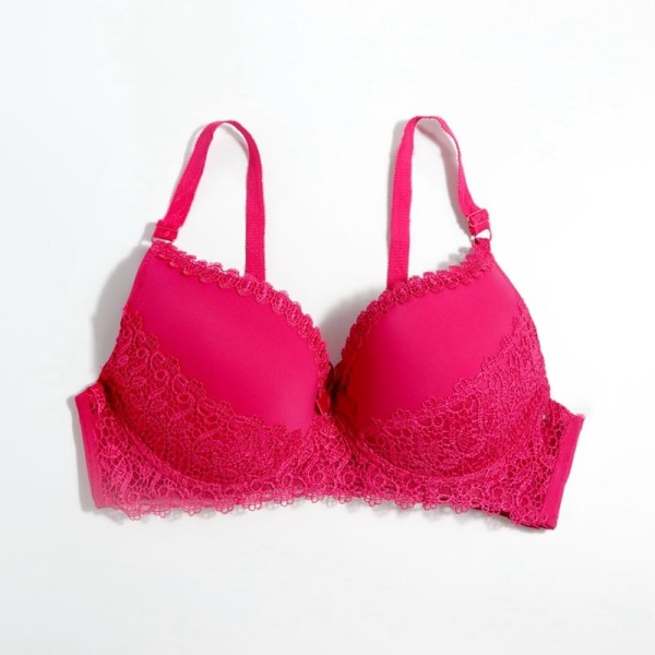 Enfärgad Dam Stor Storlek BH 38D 40D 42D 44D 46D 48D Femme Plus Size Underkläder Bygel Formpressad BH White 100D