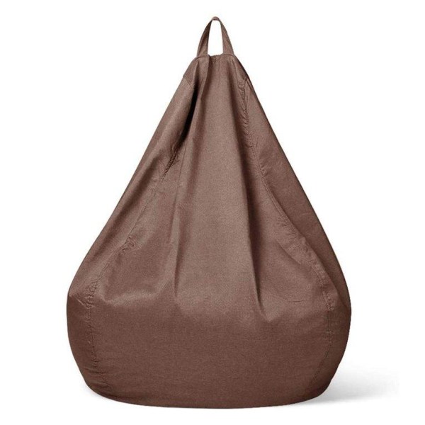 IPL Bean Bag Soffa Avtagbar och tvättbar cover med innerfoder Inga fyllningar Enkelstolsmöbler för barn och vuxna Brown 70*80CM