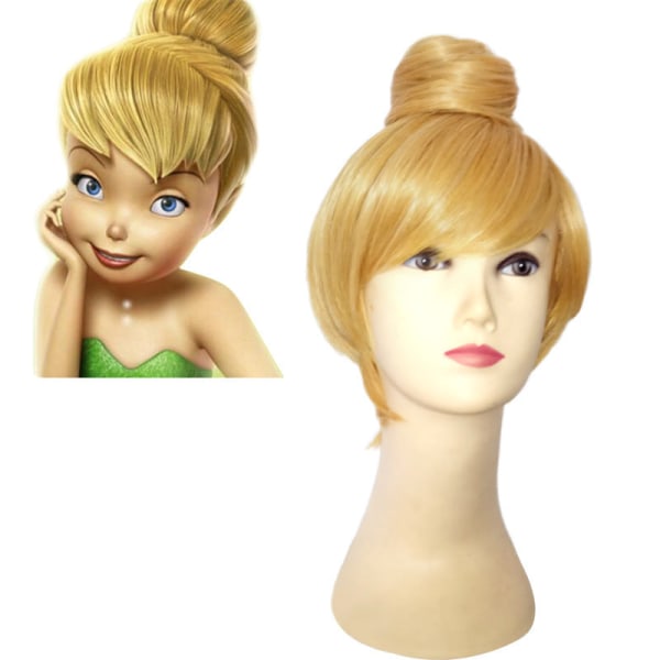 Cosplay Piger Fest Inspireret Klokkeblomst Grøn Fe Prinsesse Kjole Kostumer med Vinger Sæt Full set with wig 150(9-11Y)