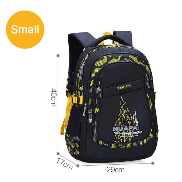 Rygsække til folkeskolen Vandtætte skoletasker til børn til drenge Rejserygsæk ortopædisk skoletaske Mochila Infantil Small Yellow K31