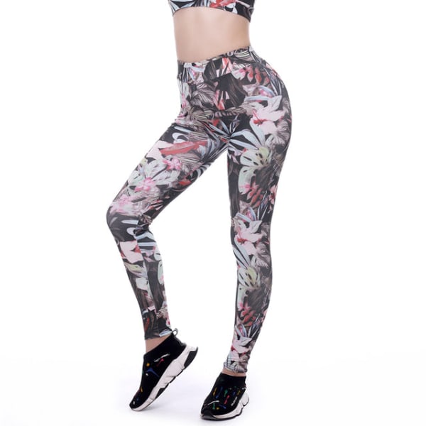 Yoga Bukser Løbebukser Tights Gym Træning Gym Leggings Sport Til Kvinder NB688-black XL