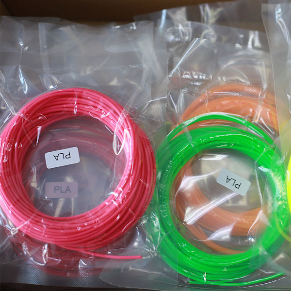 PLA/ABS 3D-penna Filament 10/20 Rullar 10M Diameter 1.75mm 200M Plastfilament För 3D-penna 3D-skrivarpenna, Färg Upprepas Inte ABS 50m As photo