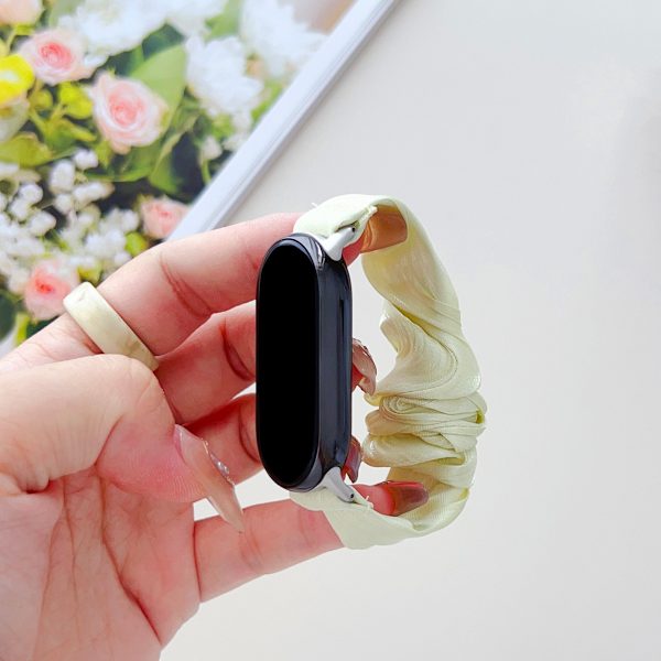 Kellon ranneke Apple Watch iWatch Xiaomi 8/9 -liittimelle, yksiosainen hanhenkeltainen