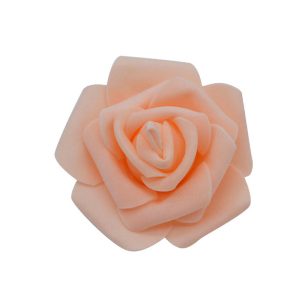 20 st 6 cm Stora PE Skumrosor Konstgjorda Blomhuvuden För Bröllopsfest Dekoration DIY Kransar Hem Dekorativa Hantverksmaterial F07 red 20pcs