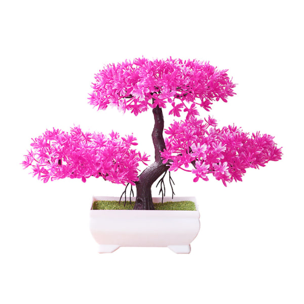 Kunstig Plante Kunstig Blomst Hjem Dekor Bonsai Tre Potteplante Falsk Blomst Potte Ornament For Hjem Rom Hage Dekorasjon f