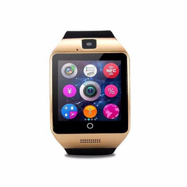 Smart Watch Card-insättning Bluetooth Smart Watch Cross-Border Hot Selling Kamera Sport Övervakning Ring Watch White foreign language version