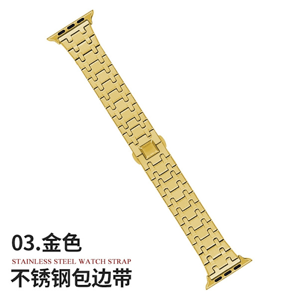 Urrem til Apple Watch iWatch til 38-40-41mm Guld
