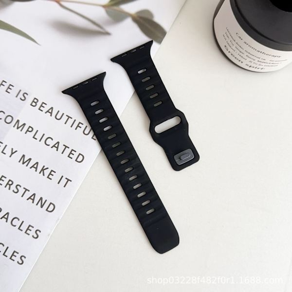 Klockarmband för Apple Watch iWatch 38/40/41mm Svart