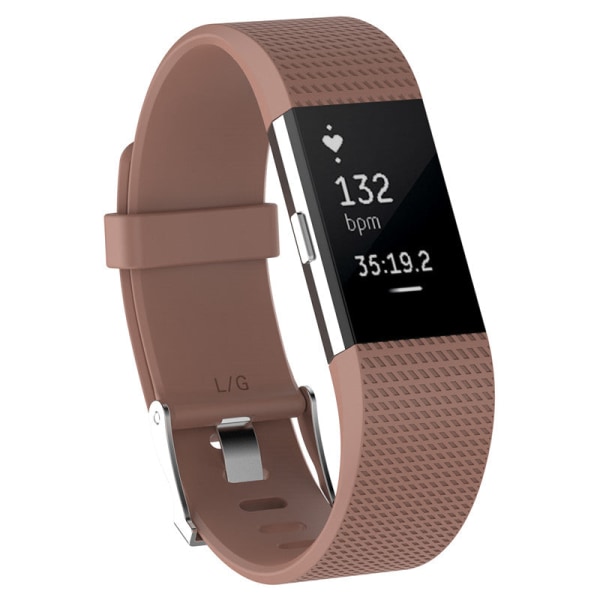 Armband Armrem Smart Klockarmband Mjukt Klockarmband Ersättning Smartwatch Armband För Fitbit Charge 2 Red L