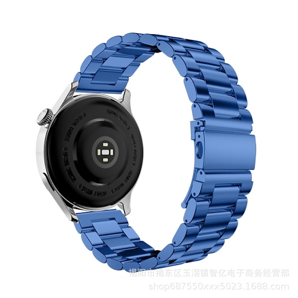 Klockarmband för Apple Watch iWatch Passar 38-40-41mm Tre-radigt blått Injektionstyp