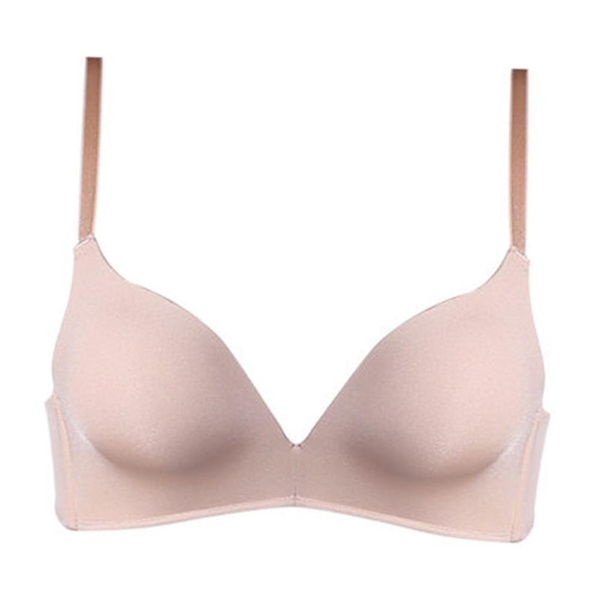 Varsbaby Dam Push Up Underkläder Enfärgad Trådlös Bekväm BH Red 32B