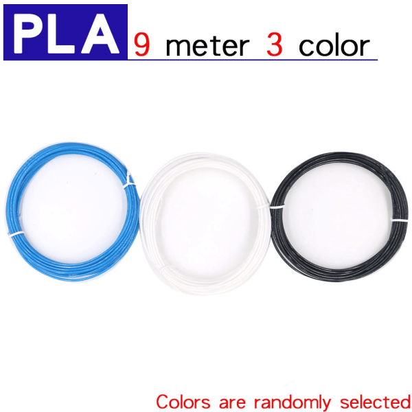 PLA Farvet Lugtfri Sikkerheds Plastik 3D Pen Filament Diameter 1.75mm Til 3D Print Pen Børn Fødselsdag Kreativ Julegave 15 Meter-5 Color
