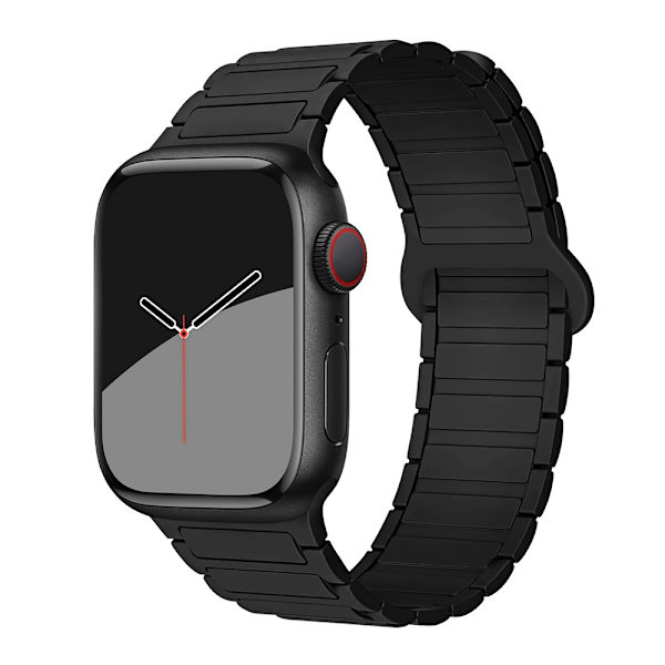 Klockarmband för Apple Watch iWatch 38/40/41/42 S10mm universal svart