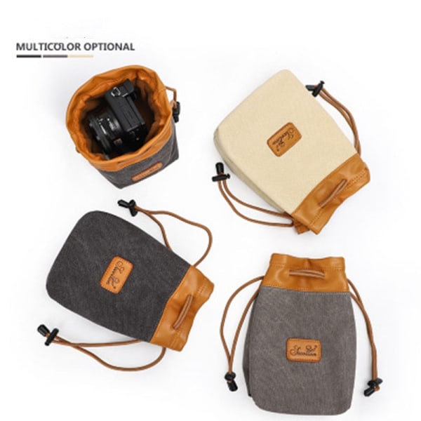 Linsskyddsfotograferingsväska innerficka vattentät mikro enkel kamera förvaringsväska kameraryggsäck förinstax mini 11 medium khaki 1