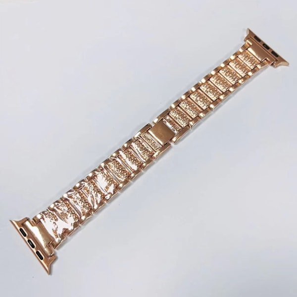 Klockarmband för Apple Watch iWatch för S10-42mm 38/40/41mm Roséguld