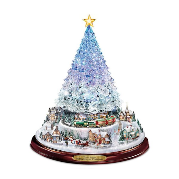 Juletre Vindusklistremerker Roterende Skulptur Togdekorasjon Juledekorasjoner Vinter Hjemmeinnredning 2023 Navidad as picture 20x30cm