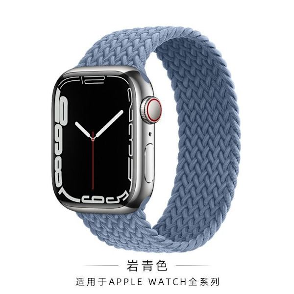 Urrem til Apple Watch iWatch 38/40/41MM XS kode 1.-8. generation fuld serie universal rem Rock blå