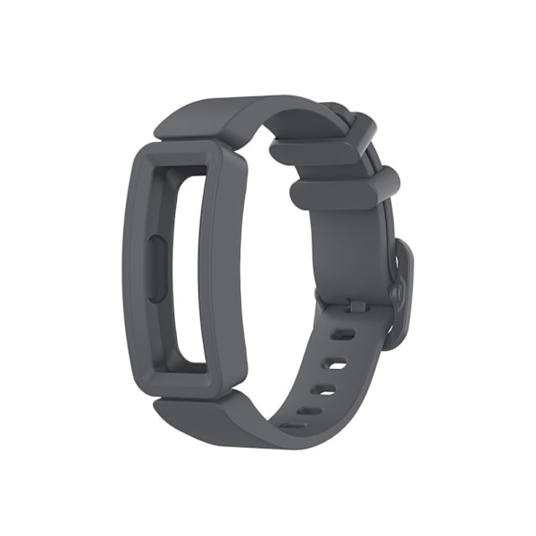 Ersättningsarmband i mjuk silikon för Fitbit Ace 2 barnsmartklocka, klassiskt armband för Fitbit Inspire/Inspire HR armband Gray