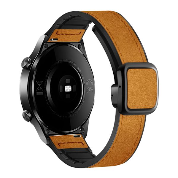 Kellon ranneke Apple Watch iWatch -kelloon 42/44/45/49 S10 46mm Crazy Horse -kuvio Kirkkaanruskea Magneettinen Neliösolki