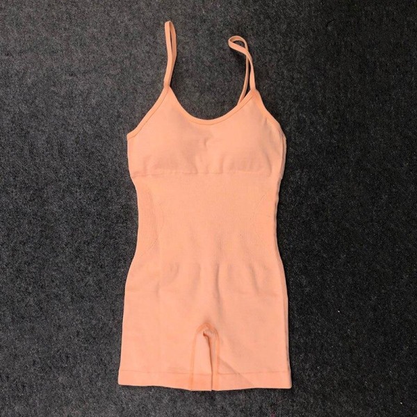 Yoga Set Träningskläder Sportbyxor BH Fitness Löpning Sportset För Kvinnor orange-BB M