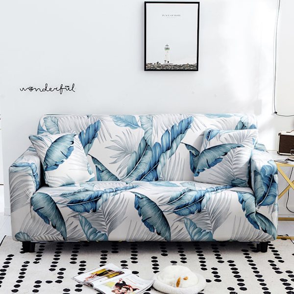 Stretch Sofföverdrag Elastiska Allomfattande Möbelskydd för Olika Form Soffa Loveseat Stol L-Form Sofföverdrag colour2 2-seater 145-185cm