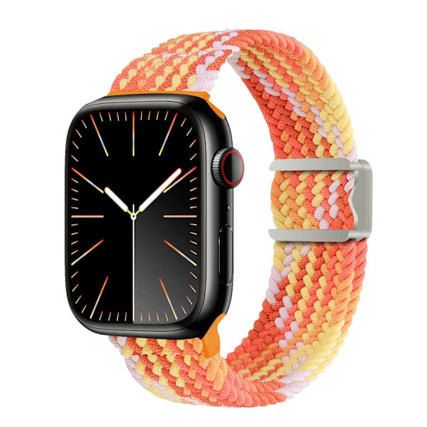 Klockarmband för Apple Watch iWatch 38/40/41 S10 42mm Färgstark Orange