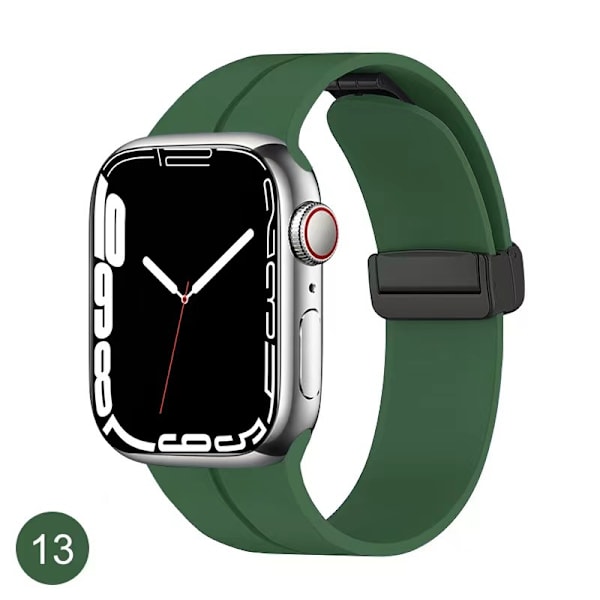 Klockarmband för Apple Watch iWatch 38/40/41/42 S10 SM Alfalfa